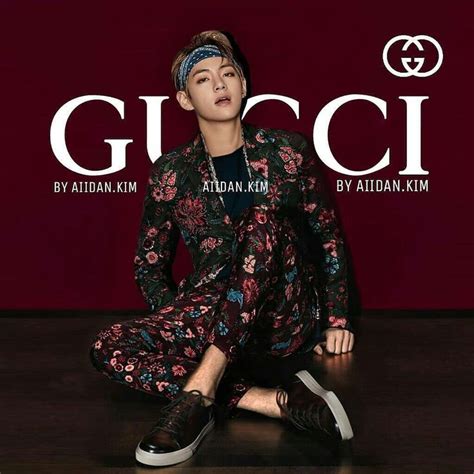 taehyung gucci earrings|bts v Gucci shirt.